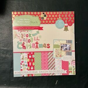 DCWV Christmas Scrapbook Paper Stack